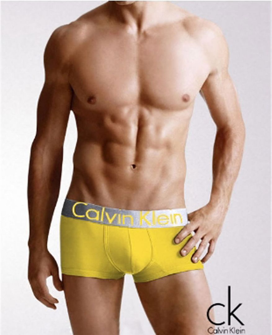 calvin klein yellow pants
